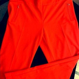 Standout at work or out to brunch these beautiful rich color red pants